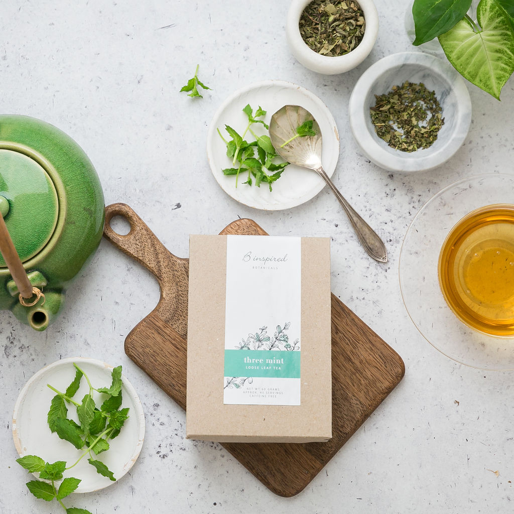 Buy Three Mint Organic Herbal Tea